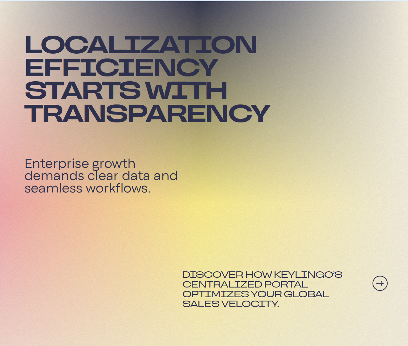 Localization Efficiency and Transparency